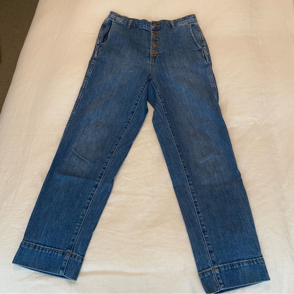 Madewell Tapered Jeans in Eastgate Wash - Button Front Edition - Picture 4 of 14